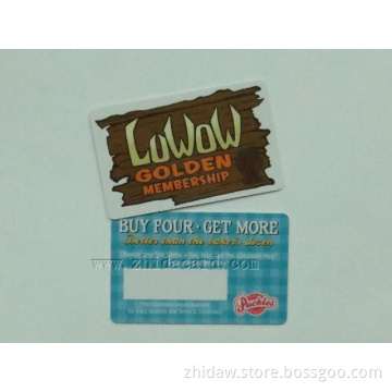 Prepaid Coupon Reward/Card/Loyalty Card/Privilege Card